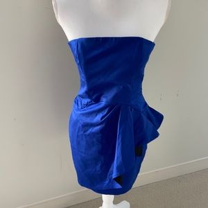 French Connection Strapless Peplum Dress